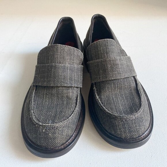 Vintage  Early 2000s DKNY Canvas Upper Classic Loafers 7M - Picture 3 of 9